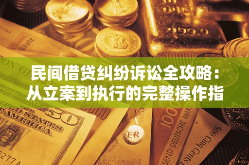 武汉民间借贷纠纷诉讼全攻略：从立案到执行的完整操作指南