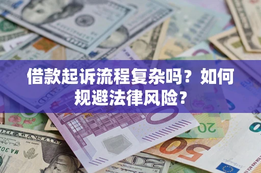 武汉借款起诉流程复杂吗？如何规避法律风险？