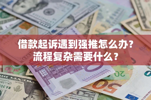武汉借款起诉遇到强推怎么办？流程复杂需要什么？