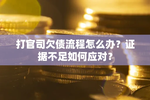 武汉打官司欠债流程怎么办？证据不足如何应对？