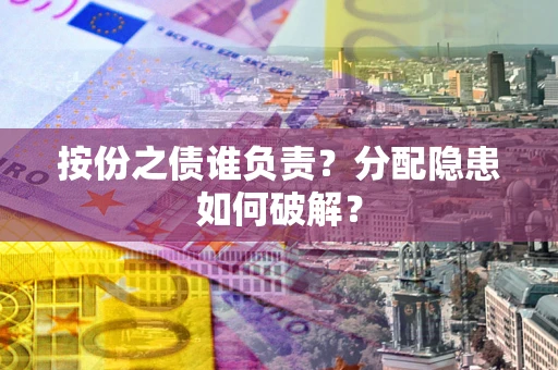 武汉按份之债谁负责？分配隐患如何破解？