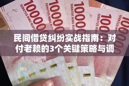 武汉民间借贷纠纷实战指南：对付老赖的3个关键策略与调解盲区解析