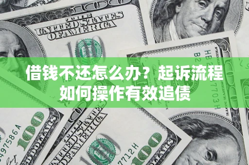 武汉借钱不还怎么办？起诉流程如何操作有效追债