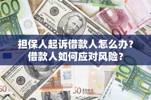 武汉担保人起诉借款人怎么办？借款人如何应对风险？