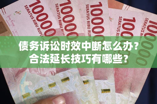武汉债务诉讼时效中断怎么办？合法延长技巧有哪些？