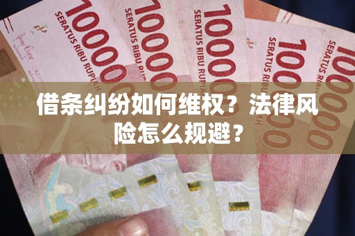 武汉借条纠纷如何维权？法律风险怎么规避？